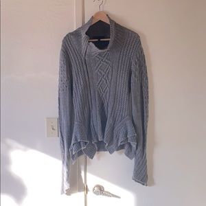 BCBGMaxAzria - gray wool jacket/ jersey size M